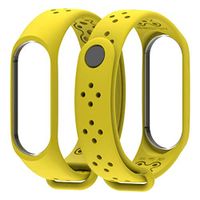 Mike Franklin's Compatible Xiaomi MI Band 3, Durable Replacement TPU Anti-Off Wristband Quick Release Breathable Watch Band (S4)