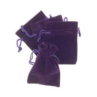 HOUTBY 50 Pack Mixed Colors Soft Large Velvet Gift Drawstring Bag Jewelry Pouches Sacks for Wedding Favors Party Christmas
