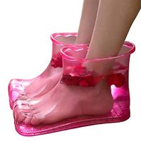MERICP Massage Foot Bath Shoes, Home Portable Foot Massage SPA Bucket Shoes for Promote Blood Circulation, Clean Feet and Relieve Fatigue
