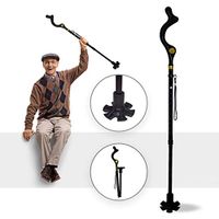 Self Standing Cane for Men and Women with Foldable and Lightweight for Walking Stick