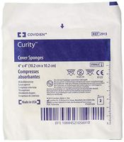 Curity Cover Sponges, Highly Absorbent, Wound Dressing, Pack of 50