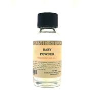 Baby Powder Perfume Oil for Perfume Making, Personal Body Oil, Soap, Candle Making & Incense; Splash-On Clear Glass Bottle. Premium Quality Undiluted & Alcohol Free (1oz, Baby Powder)