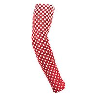 Shineweb 1Pc Outdoor Sport Basketball Breathable Protective Arm Elbow Guard Sleeve Wrap Red M