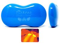 Serene (Caribbean)(Single) Synergy Stone - Pro Hot Massage Tool - Ultra-Smooth Contoured for Neck, Back, Legs and Feet - Best for Professionals, Self-Care, Athletic Recovery, Family Health