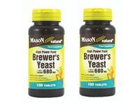 4 Bott BREWER'S YEAST 680 mg 10.5 Grain Energy Lower Sugar Whole food nutrition with B vitamins, proteins, and trace minerals for ENERGY.