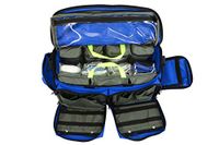 R&B Fabrications RB A600X-RB-D 1000 Denier Cordura Nylon MegaMedic's Bag with Tuff Bottom, Removable Z Pak Max, Royal Blue