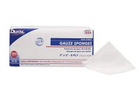 Dukal Gauze Sponge, 8-Ply, Non Sterile, 3" x 3" (Pack of 4000)