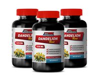 Diuretic Pills for Water Retention - Dandelion Root 520 MG - Premium Dietary Supplement - Dandelion Root 500mg - 3 Bottles 540 Capsules