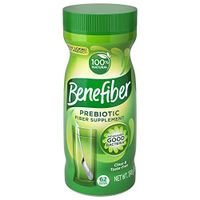 Benefiber Daily Prebiotic Dietary Fiber Supplement Powder for Digestive Health, 100% Natural, Clear and Taste-Free, 62 servings / 8.7 ounces