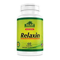 Relaxin 60 Capsules - Nutritional Supplement to Fight Stress, Anxiety and Insomnia