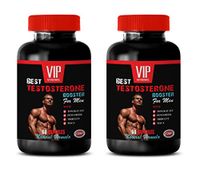 Mens Sex Drive Enhancement - Best Testosterone Booster - for Men - Natural Formula - Fenugreek Extract Capsules - 2 Bottles (120 Capsules)
