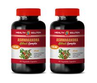 Blood Sugar lowering Support Supplements - ASHWAGANDHA Extract Complex 770 MG - Astragalus Extract Alcohol Free - 2 Bottles 120 Vegetable Capsules