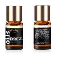 Ancient Ayurvedic Essential Oil Brain Aid Synergy Focus & Attention 100% Pure, Undiluted, Natural Aromatherapy, Therapeutic Grade with Tea Tree, Rosemary, Camphor, Gotu Kola, Ashwagandh