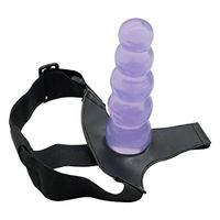 HBSHR 7.48in Blue Transparent Wearable Female Toy