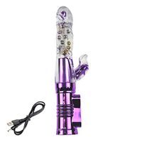 15 Frequency Rábbỉt Vî-brátọr USB Rechargeable Têlêscópỉč Bêads Waterproof Šë#x Toys USB Charging for Women