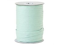 Paper Raffia Ribbon Twisted 1/4" - 100 Yards Roll 100% Natural Fibers Choose Color (Cool Mint)
