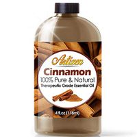 Artizen Cinnamon Essential Oil (100% Pure & Natural - UNDILUTED) Therapeutic Grade - Huge 4oz Bottle - Perfect for Aromatherapy, Relaxation, Skin Therapy & More!