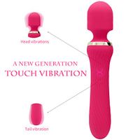 Upgraded Touch Viberate Massager Whisper Quiet Cordless Noise-Canceling Handheld USB Chargeing Indoor Outdoor Fitness Massagers Bath Body Works Artery 10xSpeed Gift Set (Pink)