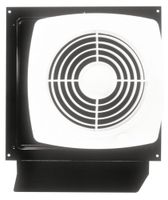 Broan-Nutone  509S  Through-the-Wall Ventilation Fan, White Square Exhaust Fan, 6.5 Sones, 180 CFM, 8"