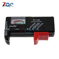 BT-168 AA/AAA/C/D/9V/1.5V Batteries Universal Button Cell Battery Colour Coded Meter Indicate Volt Tester Checker BT168