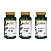 Swanson Licorice Root 450 mg 100 Caps 3 Pack