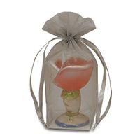 Silver Organza Bags | Quantity: 10 | Width: 2 1/2"