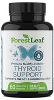 Thyroid Support Supplement with Iodine - All Natural Mineral and Vitamin Complex with B12, Zinc, Selenium, and More - 60 Caps (30 Day Supply) - by Forestleaf