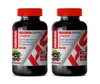 Vision Support Eye Formula Supplement - Maximum Vision Support Natural Complex - quercetin Supplements - 2 Bottle 120 Capsules
