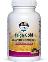 TAIGASEA Eleuthero Supplement, Wild Siberian Herbal Extract Blend for Strong Immunity, Great Physical Shape, Stamina and Endurance, Siberian Ginseng Root, 100 Vegetarian Capsules