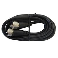 PROCOMM 9` FOOT CB / HAM RADIO ANTENNA RG58 A/U COAX WITH PL-259 MOLDED ENDS