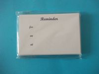 Crane Reminder 10 Cards 10 Envelopes 6 1/4" x 4 1/4"