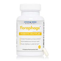 Arthur Andrew Medical - Floraphage, Probiotic Multiplier, Supports Digestion and Immune Health with Enzymes and Prebiotics, Non-GMO, Vegan, 30 Capsules