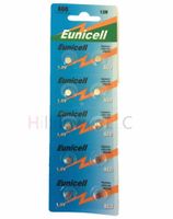 Hillflower 10 pcs AG0 LR63 LR521 G0 379A 179 Card 0% Mercury 0% Hg 1.5V Alkaline Light Prime Battery