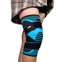 Knee Brace for Men & Women, Compression Sleeve Knee Support with Adjustable Strap for Sports, Running, Jogging, Basketball, MCL, Arthritis and Injury Sprained Single-L