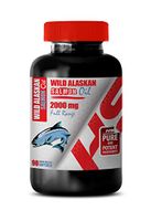 Brain Function Supplement - Wild Alaskan Salmon Oil 2000 Mg Full Range - Wild Alaskan Fish Oil for Eyes - 1 Bottle 90 Softgels