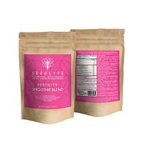 Fertility Smoothie Blend, Dietician Approved Natural Reproductive System Support: IVF, Infertility, Hormonal Imbalance, Egg/Sperm Boosting, Coq10, Maca, Vitex + 10 Superfoods, 30 Servings, 242 Grams