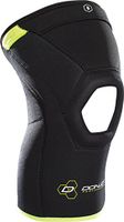 DonJoy Performance ANAFORM 4mm Open Patella Knee Brace Sleeve, Black/Slime Green, Large
