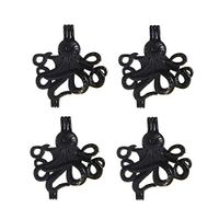 5pc Pearl Cage Octopus Fish Locket Pendant For Essential Oil Diffueser 3230mm Woman Stylish Simple Elegant Accessory Best Comfy Wonderful Unique Delicate