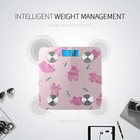 Cute Cartoon Hippopotamus Body Fat Scale in Body Scale Body Fat Percentage Tracks 8 Key Compositions Analyzer Sync with Fitness Apps 400 Lbs