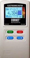 LATNEX Case And Cornet ED 178S Plus RF & Gaussmeter Measures Wide Range Frequencies - Acoustic RF Gauss and EMF Meter With Datalogger