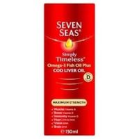 Seven Seas Cod Liver Oil Maximum Strength Liquid 150ml (Pack of 3)