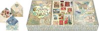 Punch Studio Travel Postage Note Card Trio in Tray