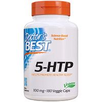 Doctor's Best 5-Htp, Non-GMO, Vegan, Gluten Free, Soy Free, 100 Mg, 180 Veggie Caps