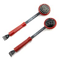 Massage Hammer Fitness Stress Relax Health Massage Device Knocking Hammer for Relief Muscle Soreness, Cramping and Tightness, Help Legs and Back Recovery with Material ABS (Red)