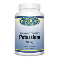 Vitamin Discount Center Potassium 99 mg, 250 Tablets