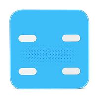 DEI QI Bluetooth Body Fat Scale Smart BMI Scale Digital Bathroom Wireless Weight Scale, Body Composition Analyzer with Smartphone App (Color : Blue)