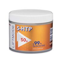 LiftMode 5-HTP Powder Supplement - Mood Support, Natural Sleep Aid & Helps Curb Appetite | Vegetarian, Vegan, Non-GMO, Gluten Free - 50 Grams (500 Servings)