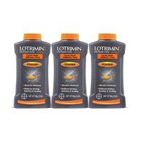Lotrimin AF Athlete's Foot Antifungal Powder, Miconazole Nitrate 2% Treatment, Clinically Proven Effective Antifungal Treatment of Most AF, Jock Itch and Ringworm, 3 Ounces Bottle (Pack of 3)