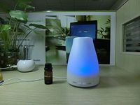 Doc.Royal 120ml Aroma Diffuser Ultrasonic Essential Oil Cool Mist Humidifie With 6 Colorful Led Lights keeps Moist Atmosphere in Home Office/Mini Series BK-EG-FD008
