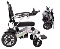 ComfyGO Electric Power Wheelchair Scooter Fold & Travel Lightweight Folding Safe Electric Wheelchair Motorized FDA Approved Aviation Travel Heavy Duty Power Wheelchair